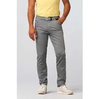 Meyer MEYER Mikrostruktur Baumwoll Chino, Grau (grau), – Produktbild 1 von 1