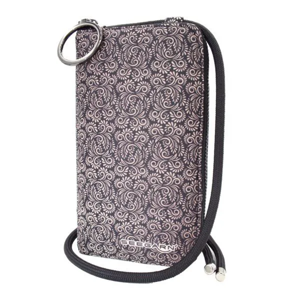 Seegarn Seegarn-Täschle / 2in1 Handy-Tasche und Geldbeutel (MB26), K3 - kordel schwarz, – Produktbild 1 von 5