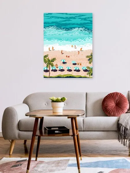 Photocircle Photocircle Poster / Leinwandbild - Dream in Colors Borrowed From The Sea – Produktbild 2 von 4