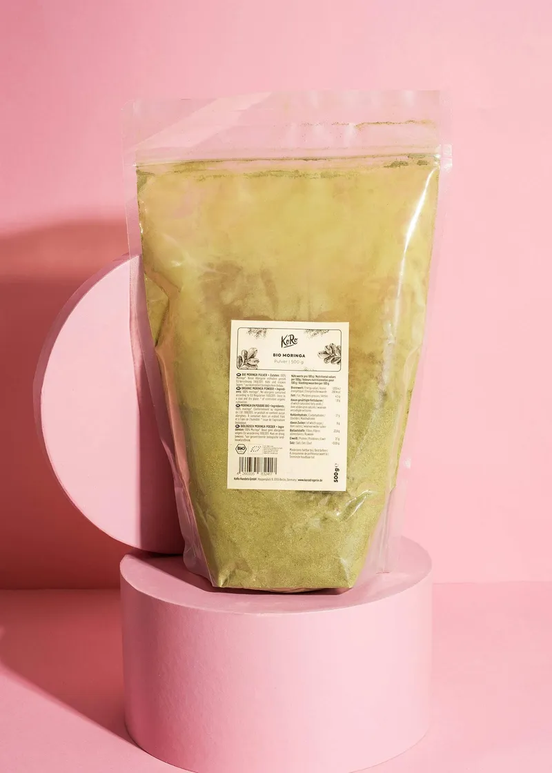 KoRo Bio Moringa Pulver 500 g – Produktbild 2 von 5