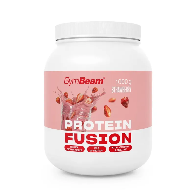GymBeam GymBeam Protein Fusion 1000 g Erdbeere – Produktbild 1 von 1