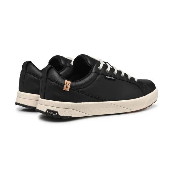 SAOLA SAOLA Vegane waterproof Sneaker Frauen - Cannon 2.0 Waterproof Women, Black, – Produktbild 3 von 4