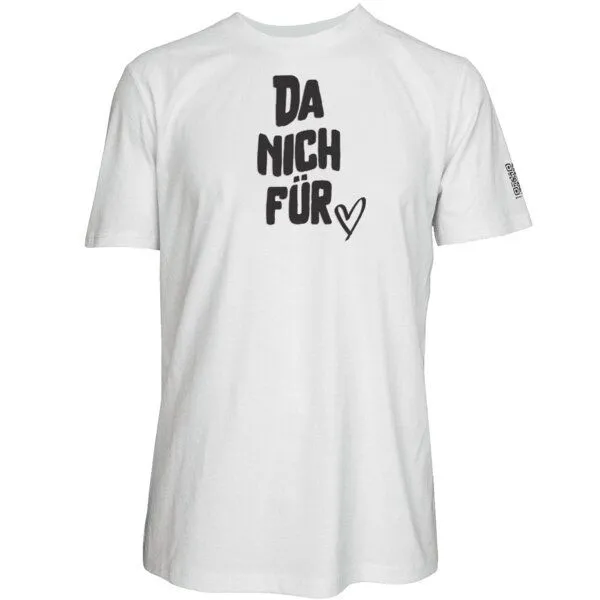 Spirit of Hamburg Spirit of Hamburg Biobaumwoll T-Shirt mit Spruch „Da nich für“, Weiss, – Produktbild 1 von 3