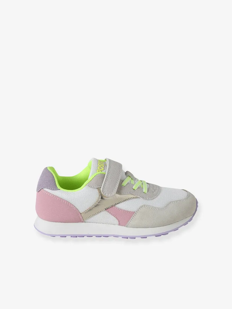 Vertbaudet Mädchen Sneakers mit Klettverschluss und Schnürung, Set rosa, – Produktbild 4 von 4