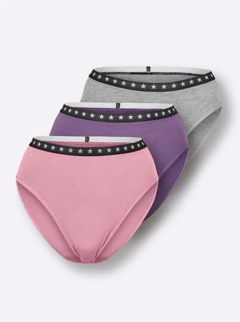 Witt Jazzpants feige + altrosa + grau-meliert, Feige + altrosa + grau-meliert, – Produktbild 1 von 3