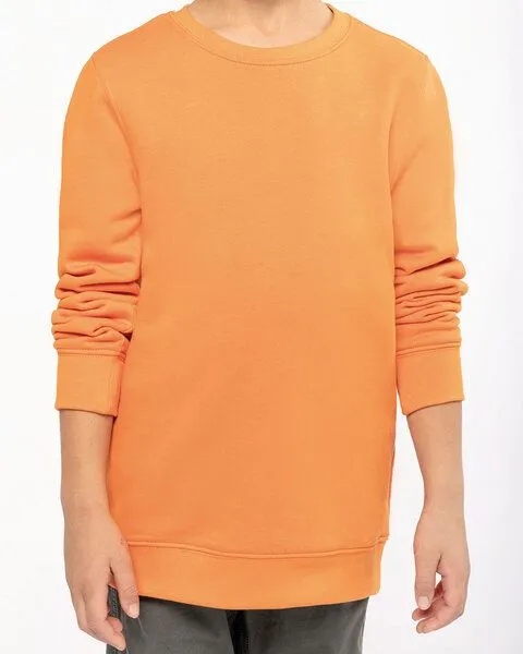 YTWOO YTWOO Nachhaltiges Kinder Sweatshirt mit Rundhalsausschnitt aus Nachhaltigen Materlialien, Hellgrün, – Produktbild 2 von 3