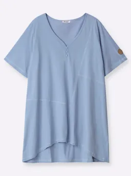 sheego Longshirt bleu – Produktbild 1 von 1