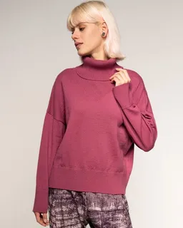 Alma & Lovis Alma & Lovis Feiner Rollkragen-Strickpullover aus Cotton-Wool-Mix | Cot-Wool Rollneck – Produktbild 1 von 1