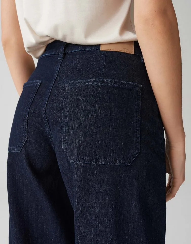 OPUS 5-Pocket-Jeans MIVA TURN UP mit XL Umschlag Ankle, BCI Cotton, XL-Aufschlag am Saum – Produktbild 4 von 5
