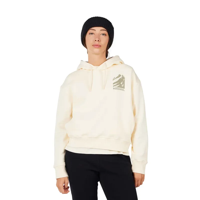 Rossignol Hoodie Damen Rossignol Waterfall Relax, Blanc, – Produktbild 1 von 1