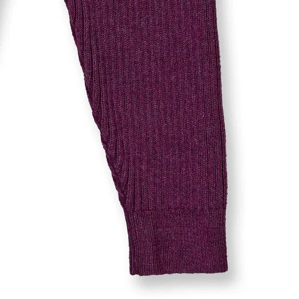 Sense Organics Sense Organics Babyleggings aus Strick, Modell YUMA, Bordeauxrot melange, – Produktbild 3 von 3