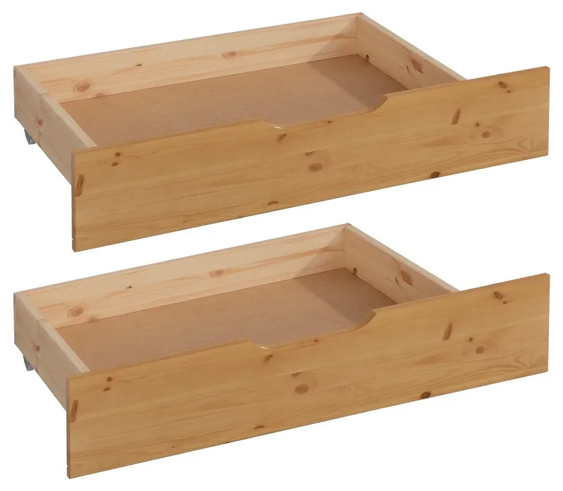 OTTO home Schublade "FINJA ", zertifiziertes Massivholz, 2-teiliges Set, Braun, – Produktbild 2 von 5
