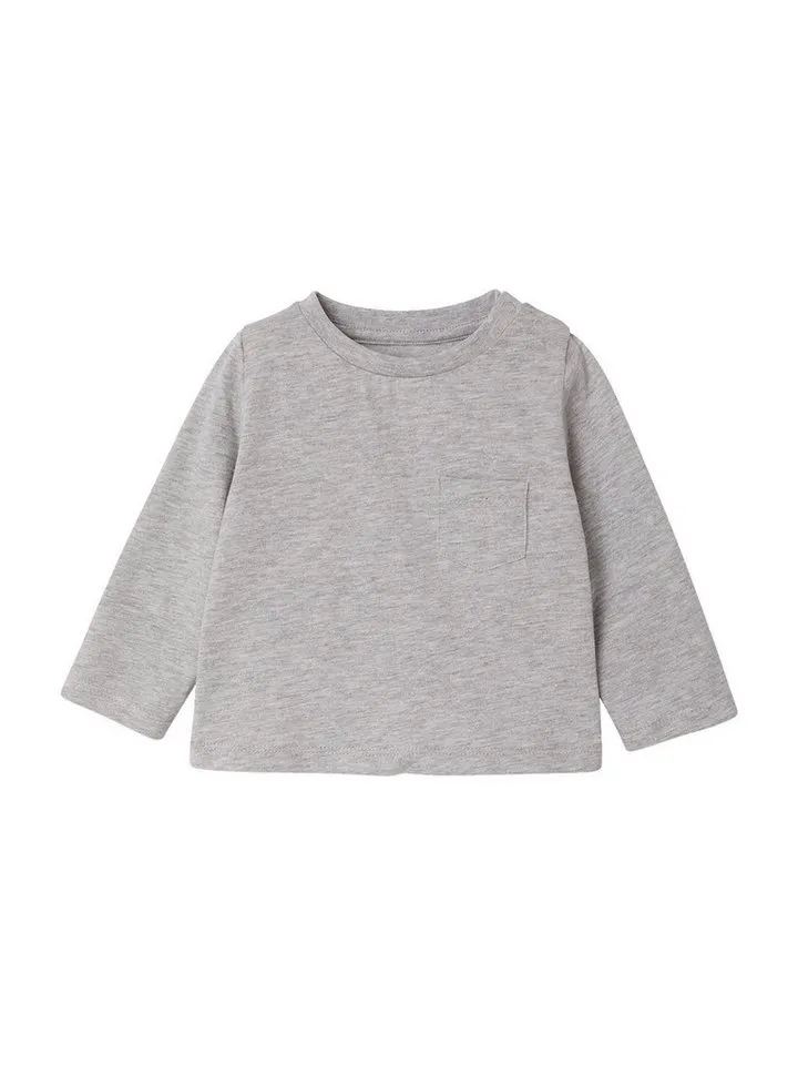 Vertbaudet Vertbaudet Langarmshirt 3er-Pack Baby Langarmshirts BASIC 3er-Pack, Rot, – Produktbild 4 von 4