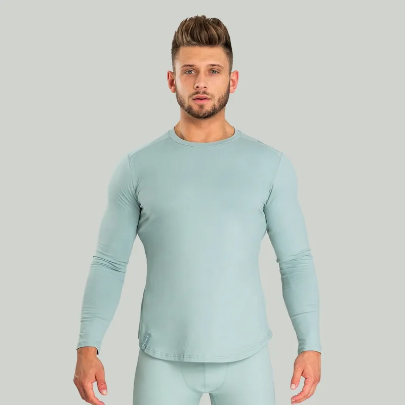 GymBeam OG1 STRIX Nebula Long sleeve Tee Stone Blue L – Produktbild 1 von 1