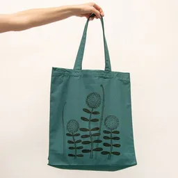 Cmig Cmig Waldblumen Tote Bag / Jute-Beutel mit Blume – Produktbild 1 von 1