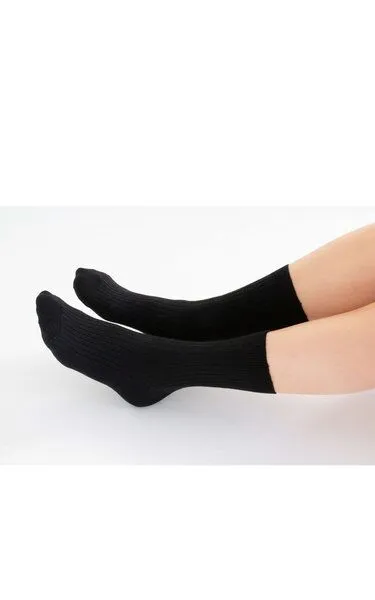 Kopyto Kopyto NORKI RWS – Gerippte Merino-Socken aus RWS-Merinowolle – Nachhaltig & zeitlos, Schwarz, – Produktbild 3 von 4