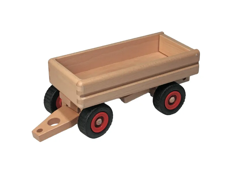 Fagus Fagus LKW-Kipper-Anhänger aus massivem Buchenholz 33 cm, Natur, – Produktbild 1 von 1