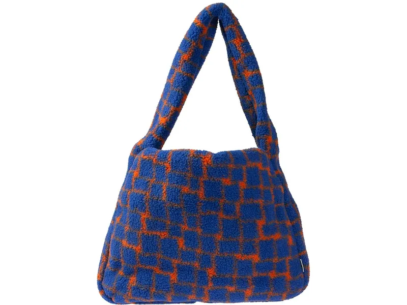 Tranquillo Shopper aus Fleece - blue puzzle / one size – Produktbild 2 von 2