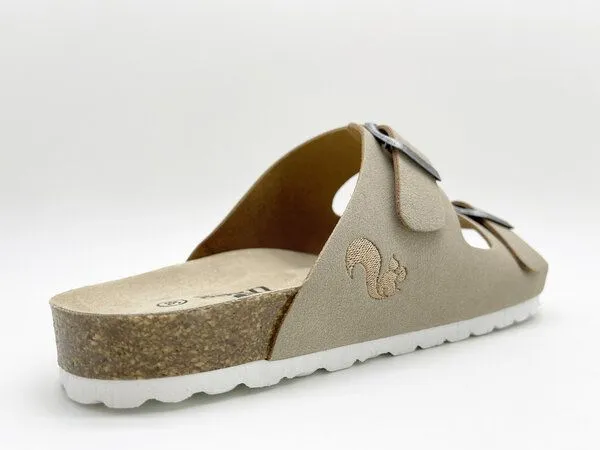 thies Vegane Eco Bio Sandale thies PET aus recycelten Flaschen, Stone (grau), – Produktbild 3 von 4