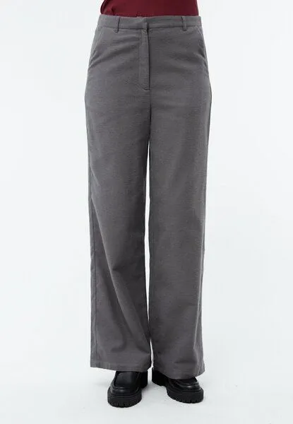 Givn Berlin Givn Berlin Flanellhose GBBEATRICE aus Bio-Baumwolle, Grau, – Produktbild 2 von 7