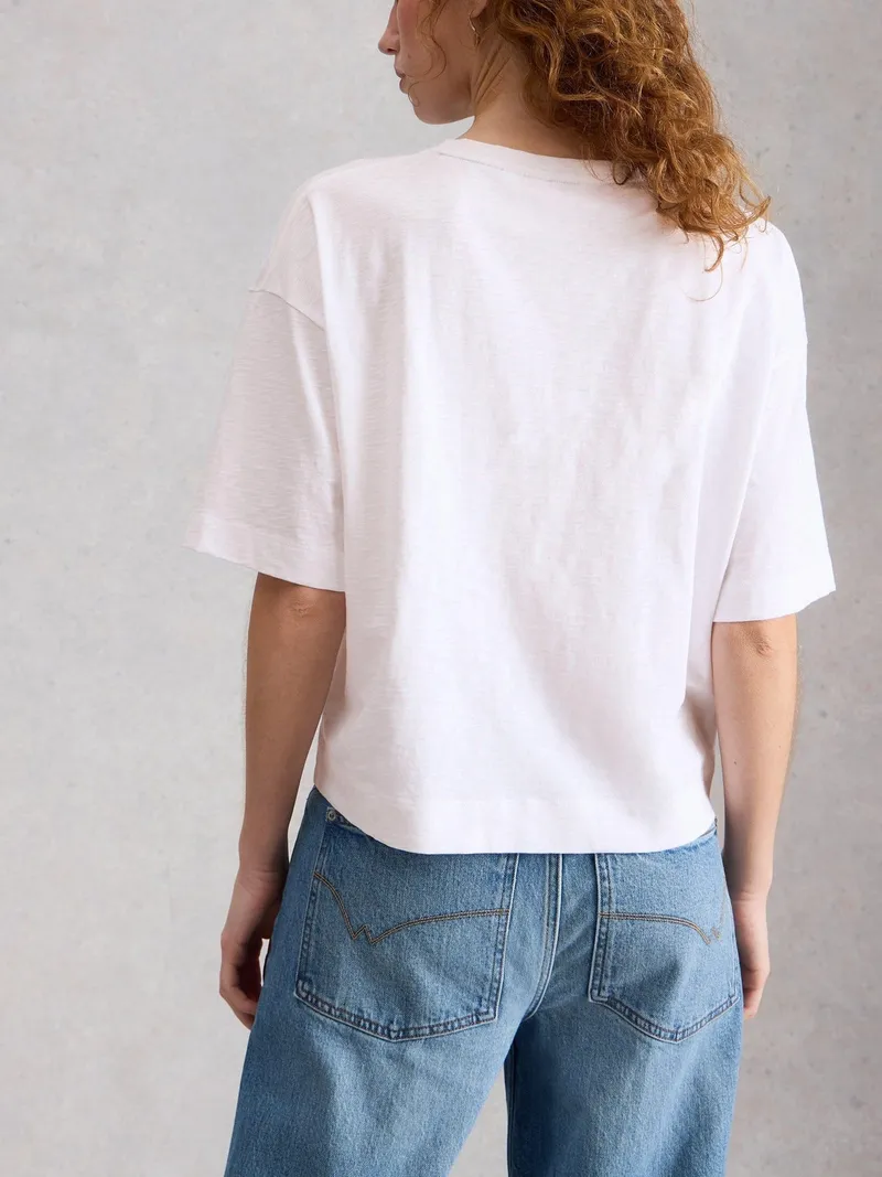 White Stuff T-Shirt Katya - 42, Weiß print, – Produktbild 4 von 4