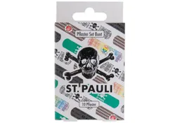 FC St. Pauli Wundpflaster FC St. Pauli - Pflaster 10 Stück im Set – Produktbild 1 von 1
