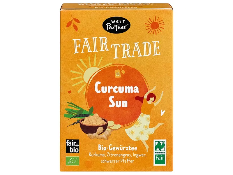 weltPartner WeltPartner Bio-Gewürztee 'Curcuma Sun', 20 Stk. – Produktbild 1 von 1