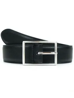 Will's Vegan Shop Will's Vegan Shop Geometrischer Gürtel, 3,5 cm Schwarz Herren – Produktbild 1 von 1