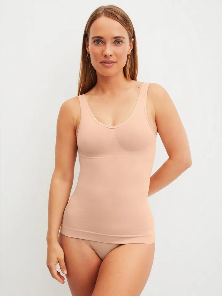 CALIDA CALIDA Tanktop Seamless Shape leichter Shape-Effekt, Single-Jersey Qualität, Rosa, – Produktbild 1 von 5