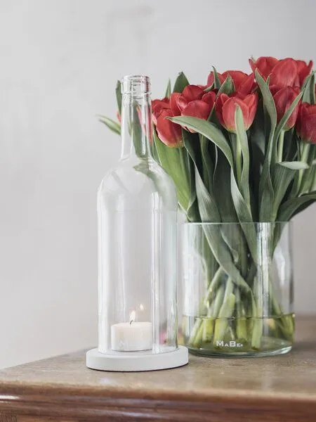 MaBe MaBe Wein WINDLICHT Klassiker - stilvoll & nachhaltig in einem - witzige Geschenkidee, Transparent, – Produktbild 3 von 4
