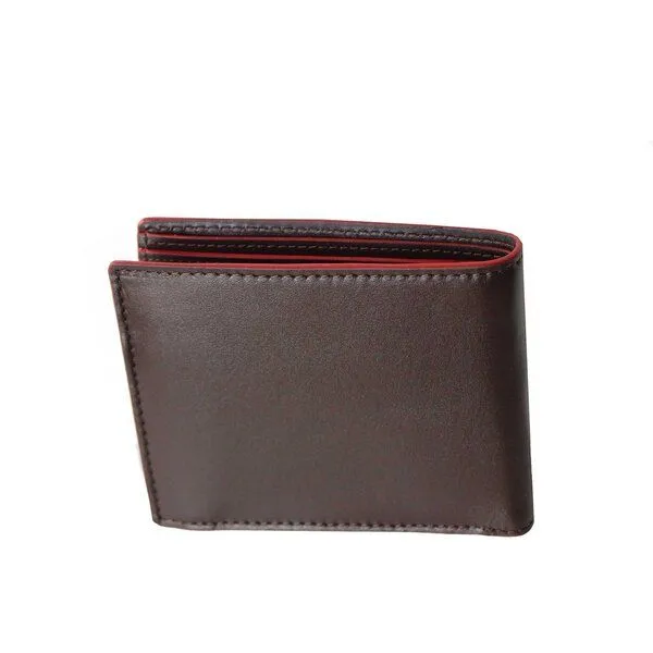 Vargu Vargu Echtleder Geldbörse TERO 1, Brown - red, – Produktbild 4 von 4