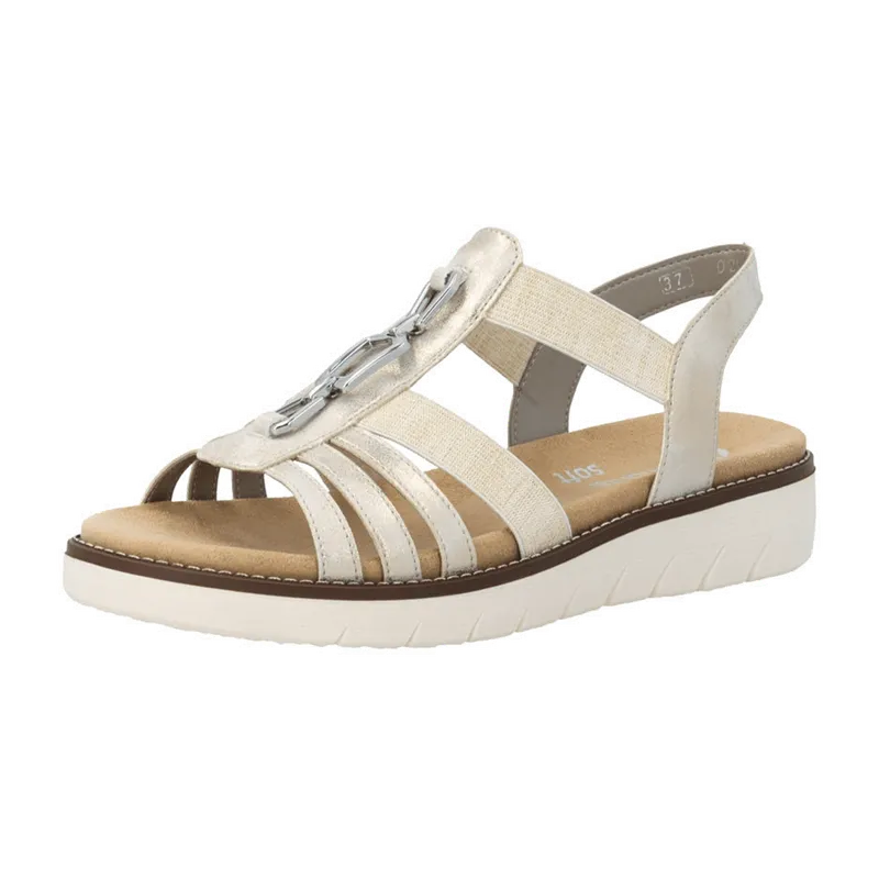 Remonte Remonte Sandale für Damen, Gold, – Produktbild 1 von 7