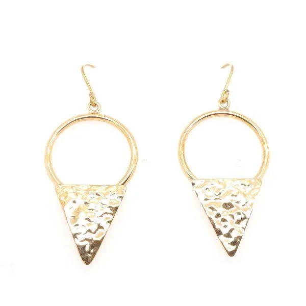 Bawa Hope Bawa Hope Messingohrring Triangle Brass Sheet – Produktbild 1 von 1