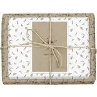 dabelino dabelino Geschenkpapier Set: Weihnachten "Tannenzapfen + Mistel": 4x Bögen + 1x Weihnachtskarte – Produktbild 1 von 1