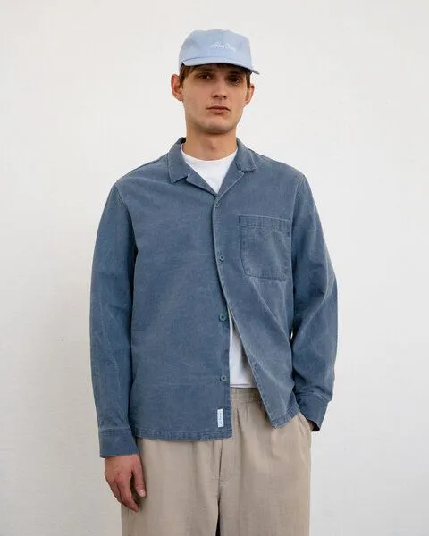 Rotholz Rotholz Leisure Shirt - Washed Denim – Produktbild 2 von 7