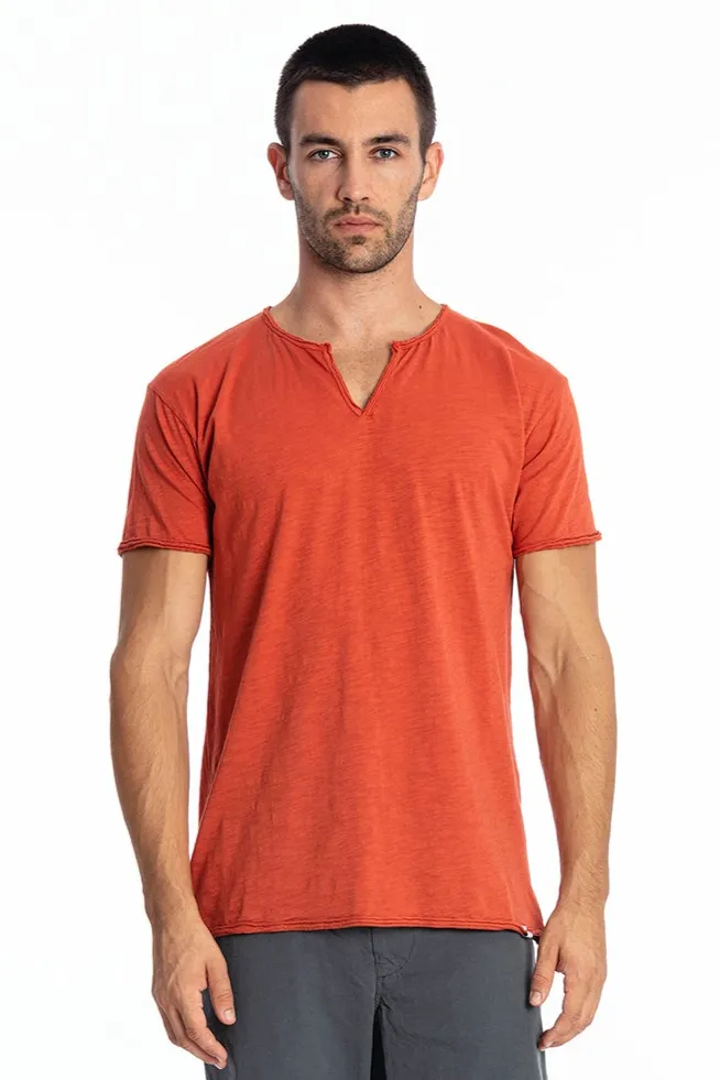 RAVENS VIEW IBIZA RAVENS VIEW IBIZA Herren vegan T-Shirt Eros Terracotta Orange, Dunkelorange, – Produktbild 2 von 2