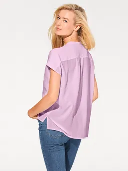 heine Kurzarm-Bluse flieder – Produktbild 1 von 1