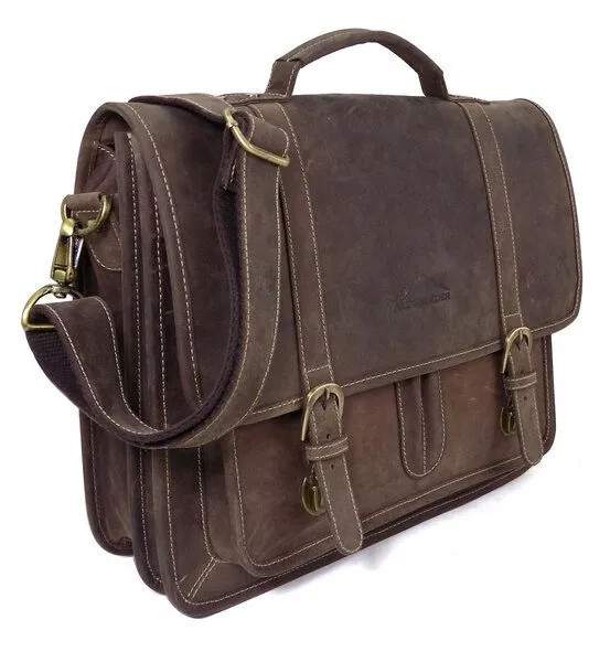 Alpenleder Alpenleder Messenger Bag OHIO, Koffee, – Produktbild 1 von 4