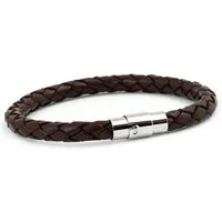 Simaru Simaru Handgeflochtene Echtlederarmband für Damen & Herren mit Magnetverschluss – Produktbild 1 von 1