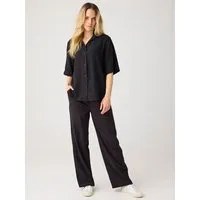 KnowledgeCotton Apparel KnowledgeCotton Apparel Weite Hose POSEY aus Ecovero und Bio-Leinen – Produktbild 1 von 1