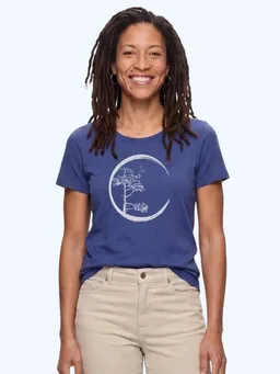 Life-Tree Life-Tree Organic Fairwear Shirt Women Fairwear Organic Dusk Circle – Produktbild 1 von 1