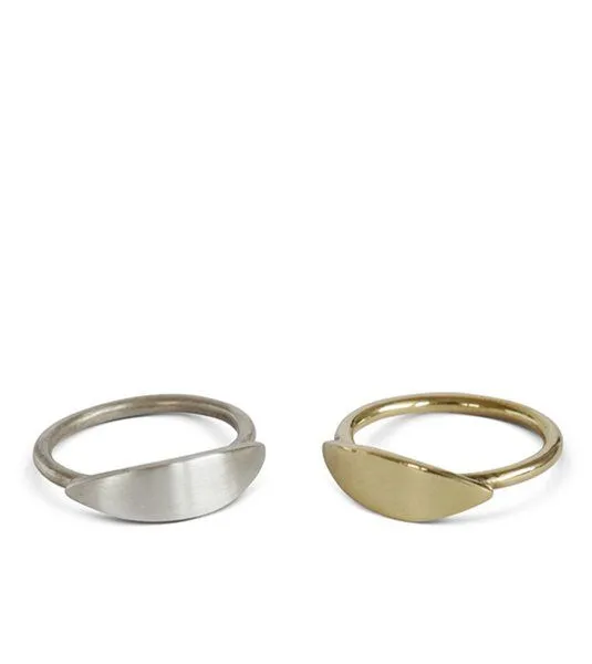 ting goods ting goods Ring Leaf, aus Messing oder Sterling Silber – Produktbild 3 von 4