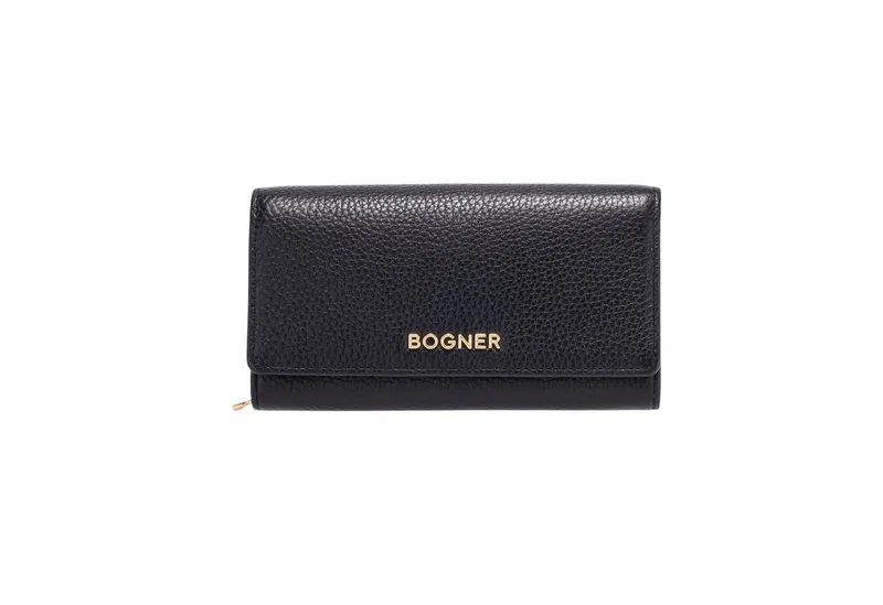 BOGNER Geldbörse Bogner - Damen Geldbörse Wallis Violetta, Schwarz, – Produktbild 1 von 3