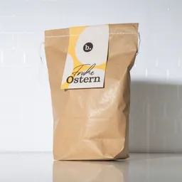 brotstoff brotstoff Frohe Ostern - Brotbeutel mit Brotbackmischung im Glas + Nachfüllpaket – Produktbild 1 von 1