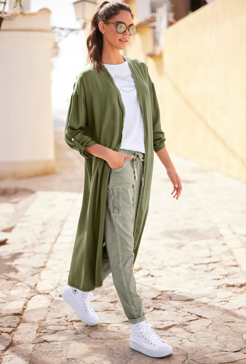 heine Hose, Oliv, – Produktbild 2 von 3