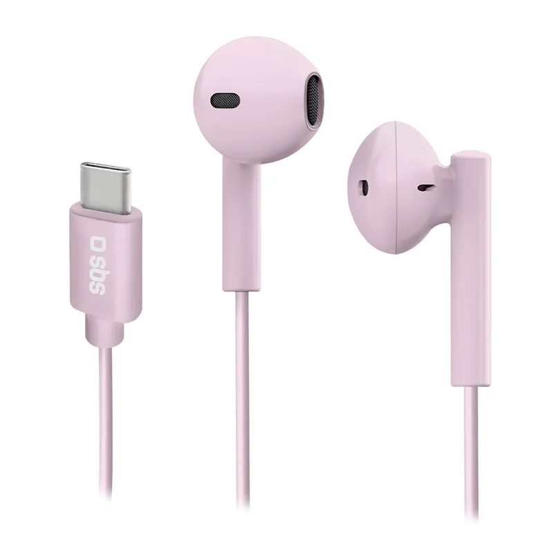 SBS SBS Studio Mix 65c - Semi-In-Ear-Kopfhörer mit USB-C-Anschluss, Rosa, – Produktbild 1 von 1