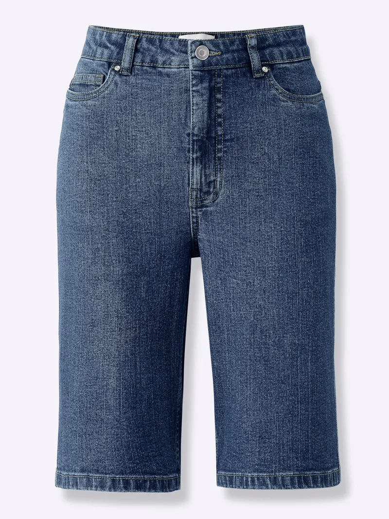 heine Jeansshort blue-stone-washed, Blue-stone-washed, – Produktbild 1 von 2
