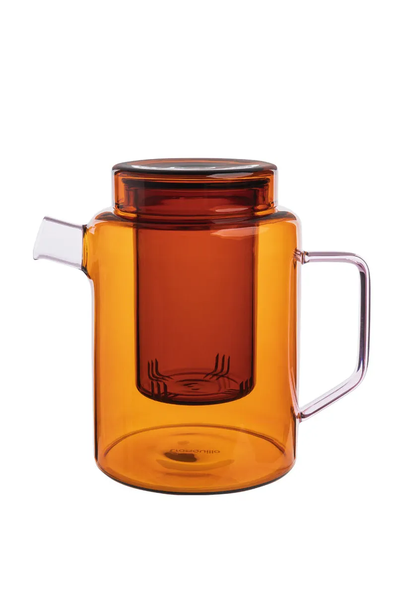 Tranquillo Tranquillo Teekanne RAIINBOW – Borosilikatglas, Orange, – Produktbild 6 von 6