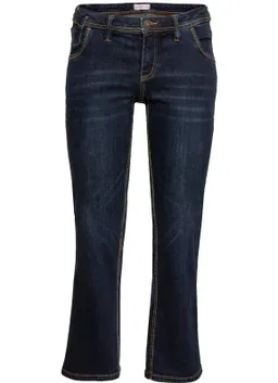 sheego Gerade Jeans dark blue denim – Produktbild 1 von 1