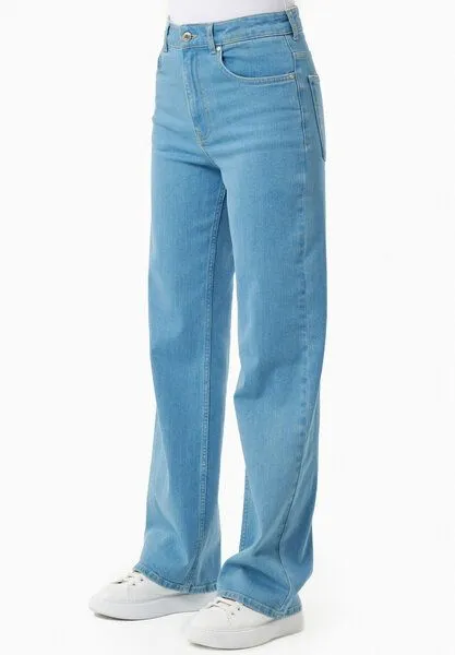ORGANICATION ORGANICATION Jeans mit Geradem Schnitt aus Bio-Baumwolle, Light blue, – Produktbild 3 von 3
